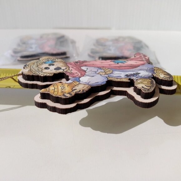 Vintage Boyds Bears Wisemen Christmas Ornaments Gift Tags - Picture 7 of 7